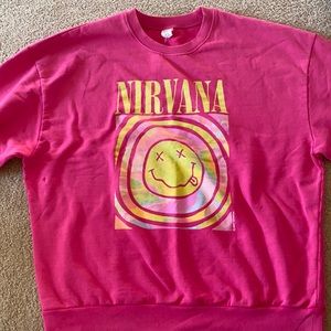urban outfitters nirvana crewneck M-L